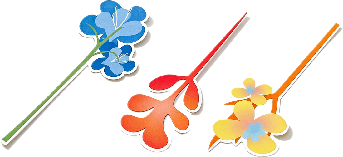 Neuroma floral paper insert designs